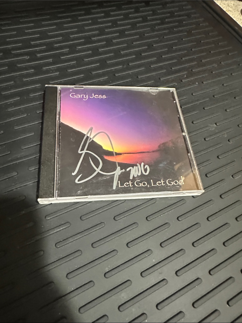 'Let Go, Let God' CD - Purple Sunset Cover
